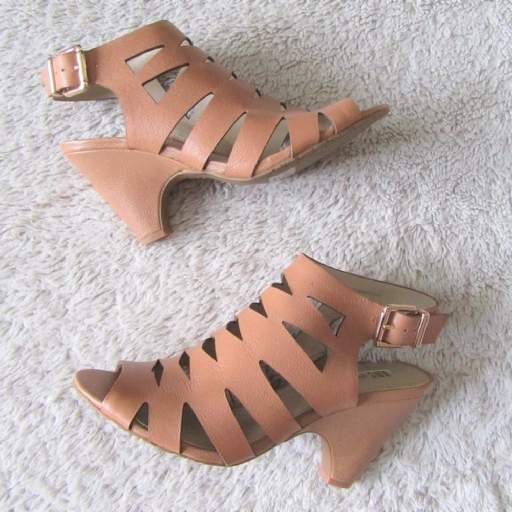 INC International Concepts Tan Cutout Sandals